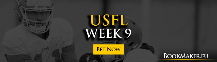 USFL Week 9 Betting Online